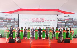 Vietcombank khánh thành 2 công trình chào mừng Đại hội XIV của Đảng