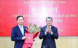 Ban Bí thư điều động, bổ nhiệm tân Phó Trưởng Ban Tổ chức Trung ương