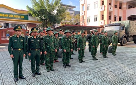 BĐBP Đà Nẵng xuất quân hỗ trợ xây dựng nhà ở cho nhân dân vùng biên giới