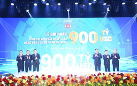 Hải quan tạo thuận lợi thương mại, góp phần đưa xuất nhập khẩu cán mốc 900 tỷ USD