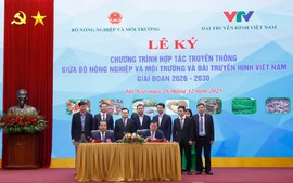 Bộ Nông nghiệp và Môi trường ký hợp tác truyền thông với Đài Truyền hình Việt Nam