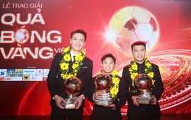 Nguyễn Hoàng Đức là Quả bóng vàng Việt Nam năm 2025