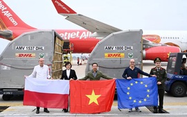 Ba Lan viện trợ cho Việt Nam 7 tấn hàng hỗ trợ khắc phục hậu quả thiên tai