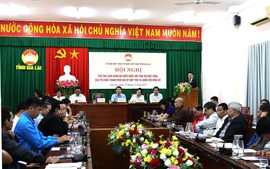 Phó Thủ tướng Hồ Đức Phớc cùng Đoàn ĐBQH Gia Lai tiếp xúc với MTTQ tỉnh và các tổ chức thành viên