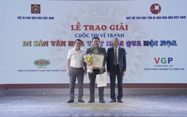 Trao giải cuộc thi vẽ tranh 'Di sản văn hóa Việt Nam qua hội họa' lần thứ II năm 2025