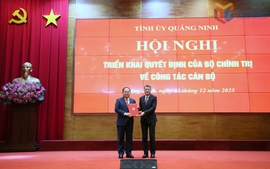 Đồng chí Quản Minh Cường được điều động làm Bí thư Tỉnh ủy Quảng Ninh