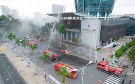 Diễn tập chữa cháy, ứng cứu 1.200 người tại Trung tâm hành chính TP. Đà Nẵng