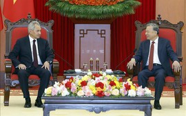 Tổng Bí thư Tô Lâm tiếp Thư ký Hội đồng An ninh Liên bang Nga