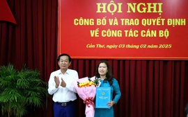 Bà Nguyễn Thị Ngọc Điệp giữ chức Phó Chủ tịch UBND TP. Cần Thơ