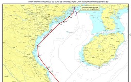 Việt Nam lưu chiểu tại Liên Hợp Quốc hải đồ và tọa độ đường cơ sở tại Vịnh Bắc Bộ