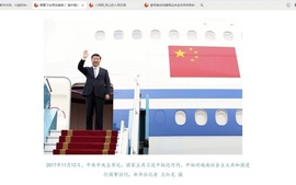 Truyền thông Trung Quốc đề cao quan hệ hữu nghị Việt-Trung