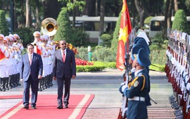 Thủ tướng Phạm Minh Chính chủ trì lễ đón Thủ tướng Ethiopia