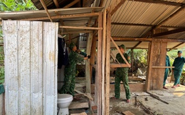 Lực lượng Biên phòng chung tay xóa nhà tạm, nhà dột nát