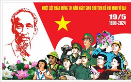 Triển lãm tranh cổ động tấm lớn tuyên truyền kỷ niệm 135 năm Ngày sinh Chủ tịch Hồ Chí Minh