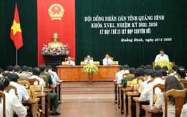 Quảng Bình thông qua Nghị quyết sắp xếp xã, hợp nhất tỉnh
