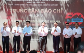 Khai trương Trung tâm Báo chí tuyên truyền các hoạt động kỷ niệm 50 năm thống nhất đất nước