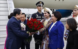 Chủ tịch Quốc hội Trần Thanh Mẫn bắt đầu tham dự Đại hội đồng IPU-150, thăm chính thức Uzbekistan