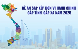 Infographics: Đề án sắp xếp đơn vị hành chính cấp tỉnh, cấp xã năm 2025