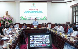 Bộ Tư pháp tổ chức hội nghị lấy ý kiến về sửa đổi, bổ sung Hiến pháp 2013