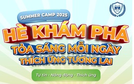 Vui chơi, kết nối, rèn luyện và tỏa sáng từ chương trình 'Trại hè An ninh phi truyền thống 2025'