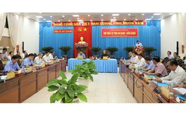 Ban Thường vụ Tỉnh ủy An Giang và Kiên Giang họp về hợp nhất đơn vị hành chính