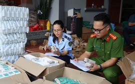 Triệt phá cơ sở sản xuất, buôn bán số lượng lớn mỹ phẩm giả bán trên Shopee, Tiktok