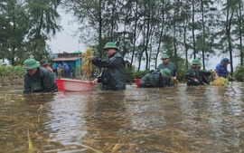 Quảng Trị khẩn trương khắc phục hậu quả bão số 1