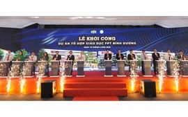 Phó Thủ tướng Mai Văn Chính dự Lễ khởi công Tổ hợp giáo dục FPT tại Bình Dương