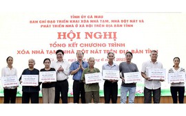 Cà Mau hoàn thành xóa nhà tạm, nhà dột nát