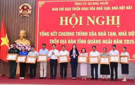 Quảng Ngãi về đích chương trình xóa nhà tạm, nhà dột nát