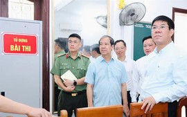 Bộ trưởng Nguyễn Kim Sơn: Coi thi đúng quy chế, xử lý nghiêm, không du di