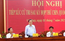Chủ tịch Quốc hội Trần Thanh Mẫn tiếp xúc cử tri TP. Cần Thơ