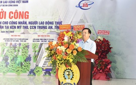 Khởi công dự án nhà ở xã hội đầu tiên cho công nhân, người lao động thuê bằng nguồn tài chính công đoàn