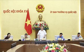 Chủ tịch Quốc hội Trần Thanh Mẫn chủ trì giao ban với các cơ quan của Quốc hội