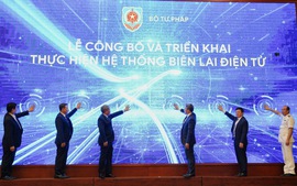 Bộ Tư pháp ra mắt phần mềm biên lai điện tử Thi hành án dân sự