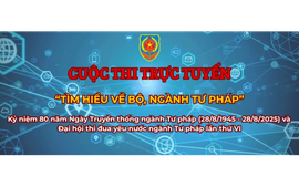 Gần 80 nghìn lượt dự thi cuộc thi trực tuyến ‘Tìm hiểu về Bộ, ngành Tư pháp’