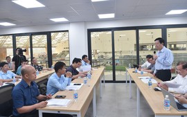 Tháo gỡ khó khăn trực tiếp tại công trường cho Triển lãm 80 năm Quốc khánh