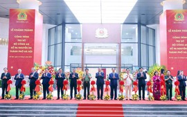 Tổng Bí thư Tô Lâm dự, cắt băng khánh thành Trụ sở Bộ Công an