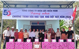 EVNSPC dành gần 19 tỷ đồng góp phần xóa nhà tạm tại các tỉnh miền Nam