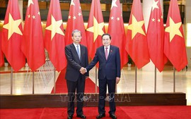 Chủ tịch Quốc hội Trần Thanh Mẫn hội đàm với Ủy viên trưởng Nhân đại toàn quốc Trung Quốc Triệu Lạc Tế và đồng chủ trì Phiên họp lần thứ nhất Ủy ban hợp tác giữa Quốc hội Việt Nam và Nhân đại toàn quốc Trung Quốc