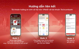 Techcombank tặng 100.000 đồng cho khách mới, liên kết tài khoản VNeID dịp Quốc khánh