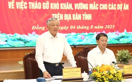 Đồng Nai cần tiếp tục rà soát, tổng hợp đầy đủ các dự án còn có khó khăn, vướng mắc