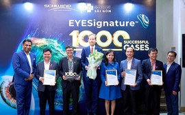 Mắt Sài Gòn cán mốc 1.000 lượt xóa cận cá nhân hóa EYESignature™ - đón tiếp CEO Tập đoàn SCHWIND đến thăm, chúc mừng