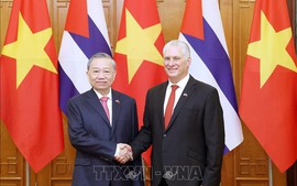 Tổng Bí thư Tô Lâm hội đàm với Bí thư thứ nhất Đảng Cộng sản Cuba, Chủ tịch nước Cuba Miguel Díaz-Canel Bermúdez