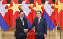 Chủ tịch Quốc hội Trần Thanh Mẫn hội kiến Chủ tịch Đảng Nhân dân Campuchia, Chủ tịch Thượng viện Campuchia Hun Sen