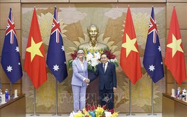 Chủ tịch Quốc hội Trần Thanh Mẫn hội kiến Toàn quyền Australia Sam Mostyn