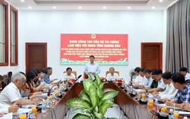 Bộ Tài chính làm việc với Khánh Hòa về công tác GPMB cho dự án nhà máy điện hạt nhân