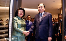 Chủ tịch Quốc hội Trần Thanh Mẫn gặp song phương các nhà lãnh đạo trong khuôn khổ AIPA 46