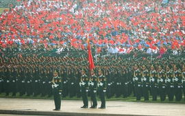 Chùm ảnh: Các khối diễu binh của quân đội nhân dân Việt Nam tại A80