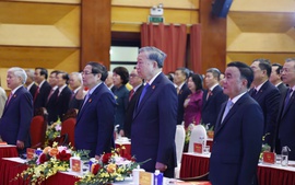 Tổng Bí thư Tô Lâm, Thủ tướng Phạm Minh Chính dự phiên khai mạc Đại hội Đảng bộ MTTQ, các đoàn thể Trung ương